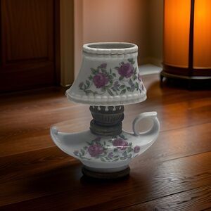 Porcelain Minature Oil Lamp